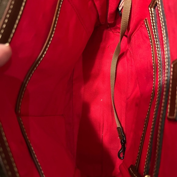 Dooney & Bourke Chocolate Leather Satchel - Picture 11 of 11